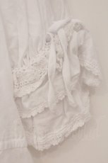 画像3: Chalmiere / クラシックコットンブラウス M シロ O-26-04-18-017-0-BL-IG-OS (3)