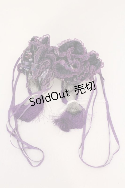 画像3: Qutie Frash / シニヨンカバー  パープル O-26-04-18-002-QU-ZA-OW-OS (3)