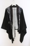 画像1: Qutie Frash / アシンメトリー振袖カーディガン  ブラック O-26-04-19-053-QU-TO-YM-OS (1)