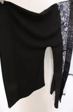 画像2: Qutie Frash / アシンメトリー振袖カーディガン  ブラック O-26-04-19-053-QU-TO-YM-OS (2)