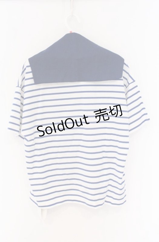 画像2: Jane Marple / French marine border T-shirt　Tシャツ M ネイビー O-26-04-19-061-JM-BL-OW-OS (2)