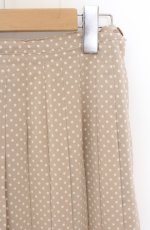 画像2: INGEBORG / ドットプリーツスカート S アイボリー O-26-04-19-087-LO-SK-IG-OS (2)