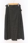 画像1: INGEBORG / ドット柄キルト風スカート  ネイビー O-26-04-19-091-LO-SK-IG-OS (1)