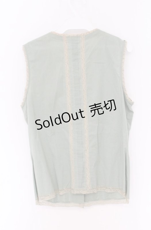 画像3: INGEBORG / レース切り替えベスト M ミント O-26-04-19-094-LO-TO-IG-OS (3)