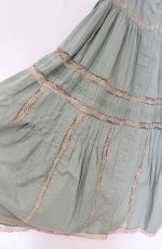 画像2: INGEBORG / レース切り替えスカート M ミント O-26-04-19-095-LO-SK-IG-OS (2)