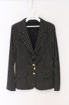 画像1: INGEBORG / チェーン付きドットジャケット S クロ O-26-04-19-097-LO-JA-IG-OS (1)