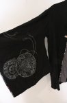 画像2: gouk / 着物袖カーディガン  ブラック O-26-04-19-024-GO-TO-IG-OS (2)