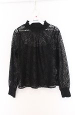 画像1: LEBECCA boutique / じっくり向き合うレースプルオーバー F クロ O-26-04-19-030-EL-TO-IG-OS (1)