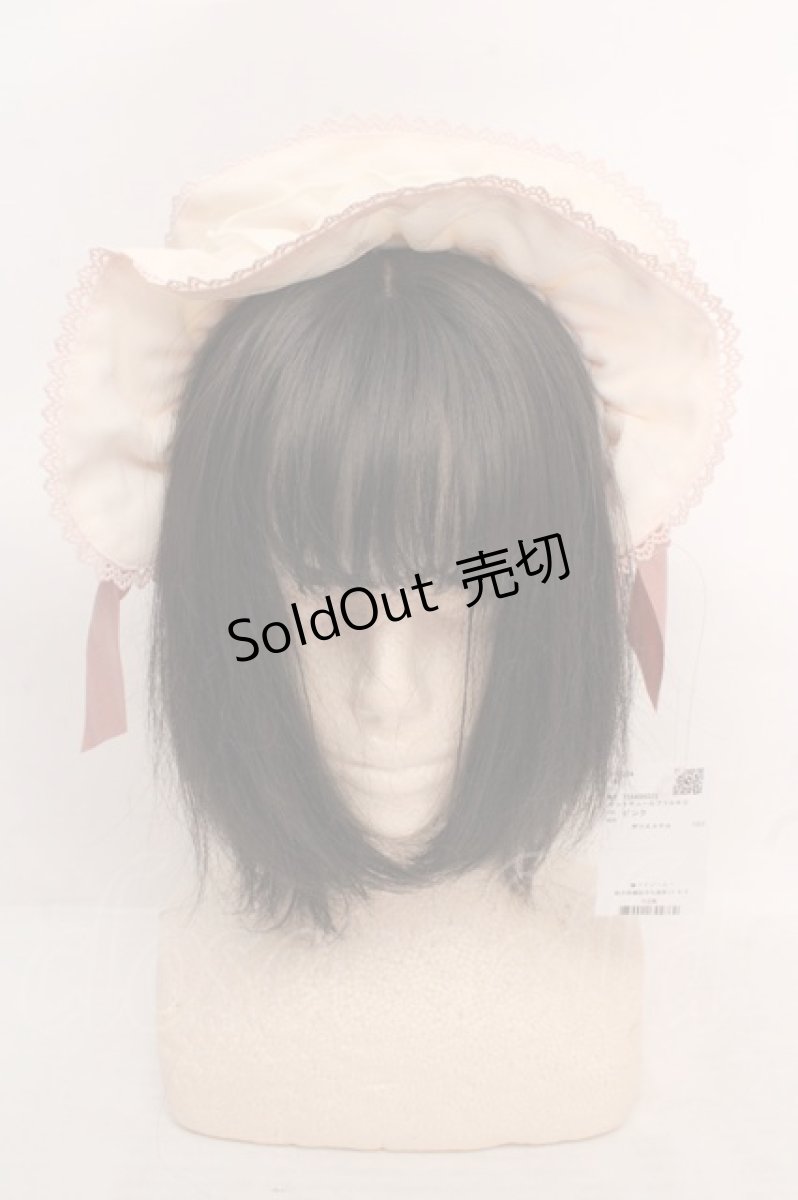 画像2: axes femme kawaii / ドットチュールフリルカチューシャ  ピンク O-26-04-20-003-AX-AC-IG-OS (2)