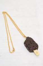 画像1: Q-pot. / チョコレートアイスバーネックレス  ブラウン O-26-04-20-030-QP-AC-OW-OS (1)