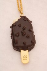 画像2: Q-pot. / チョコレートアイスバーネックレス  ブラウン O-26-04-20-030-QP-AC-OW-OS (2)