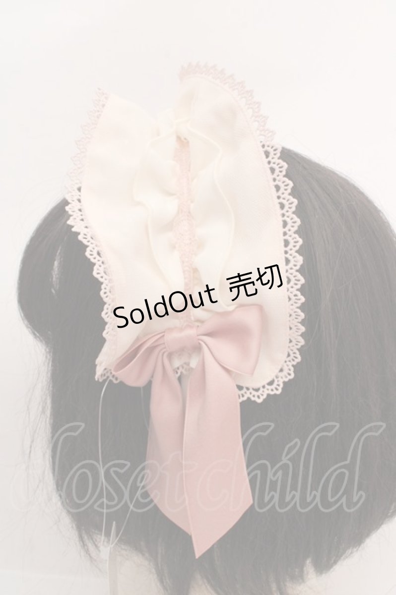 画像3: axes femme kawaii / ドットチュールフリルカチューシャ  ピンク O-26-04-20-003-AX-AC-IG-OS (3)