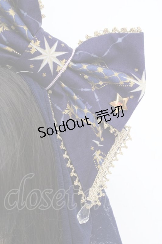 画像2: Angelic Pretty / Crystal Dream Carnivalカチューシャ  ネイビー O-26-04-20-006-AP-AC-IG-OS (2)