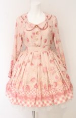 画像1: LIZ LISA / LIZ LISA×マイメロディコラボ第5弾/メロメロストロベリーフラワーワンピース 0 ピンク O-26-04-20-1001-LO-OP-OW-OS (1)