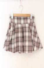 画像1: evelyn / ボリュームタックスカート  アイボリー×ピンク系 O-26-04-20-1040-LO-SK-IG-OS (1)