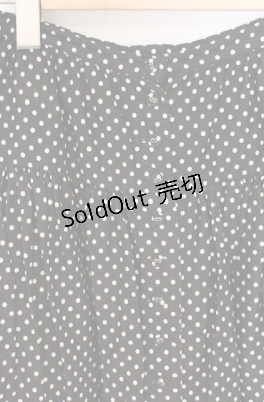 画像2: PINK HOUSE / ドットリボンスカート  クロ O-26-04-20-1045-LO-PA-IG-OS (2)