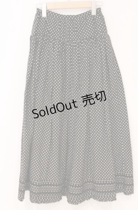 画像3: PINK HOUSE / ドットリボンスカート  クロ O-26-04-20-1045-LO-PA-IG-OS (3)