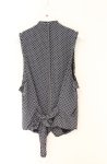 画像3: PINK HOUSE / ドットタックベスト  ネイビー O-26-04-20-1046-LO-TO-IG-OS (3)