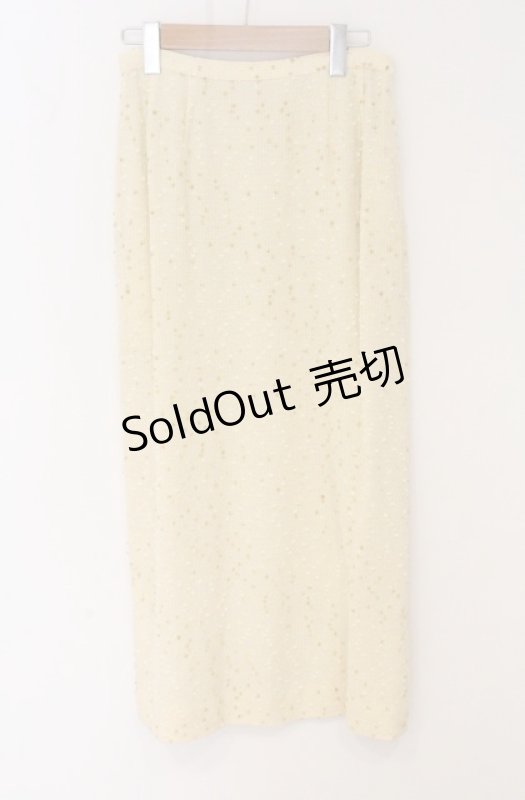 画像1: INGEBORG / ツイードペンシルスカート M アイボリー O-26-04-20-1053-LO-SK-IG-OS (1)