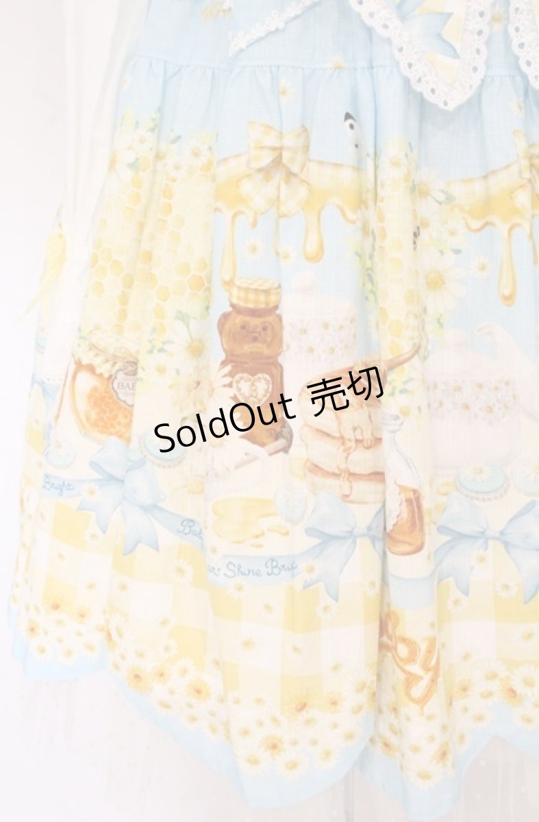 画像3: BABY,THE STARS SHINE BRIGHT / Bee My Sweet Honeyワンピース  サックス O-26-04-20-1061-BA-OP-IG-OS (3)