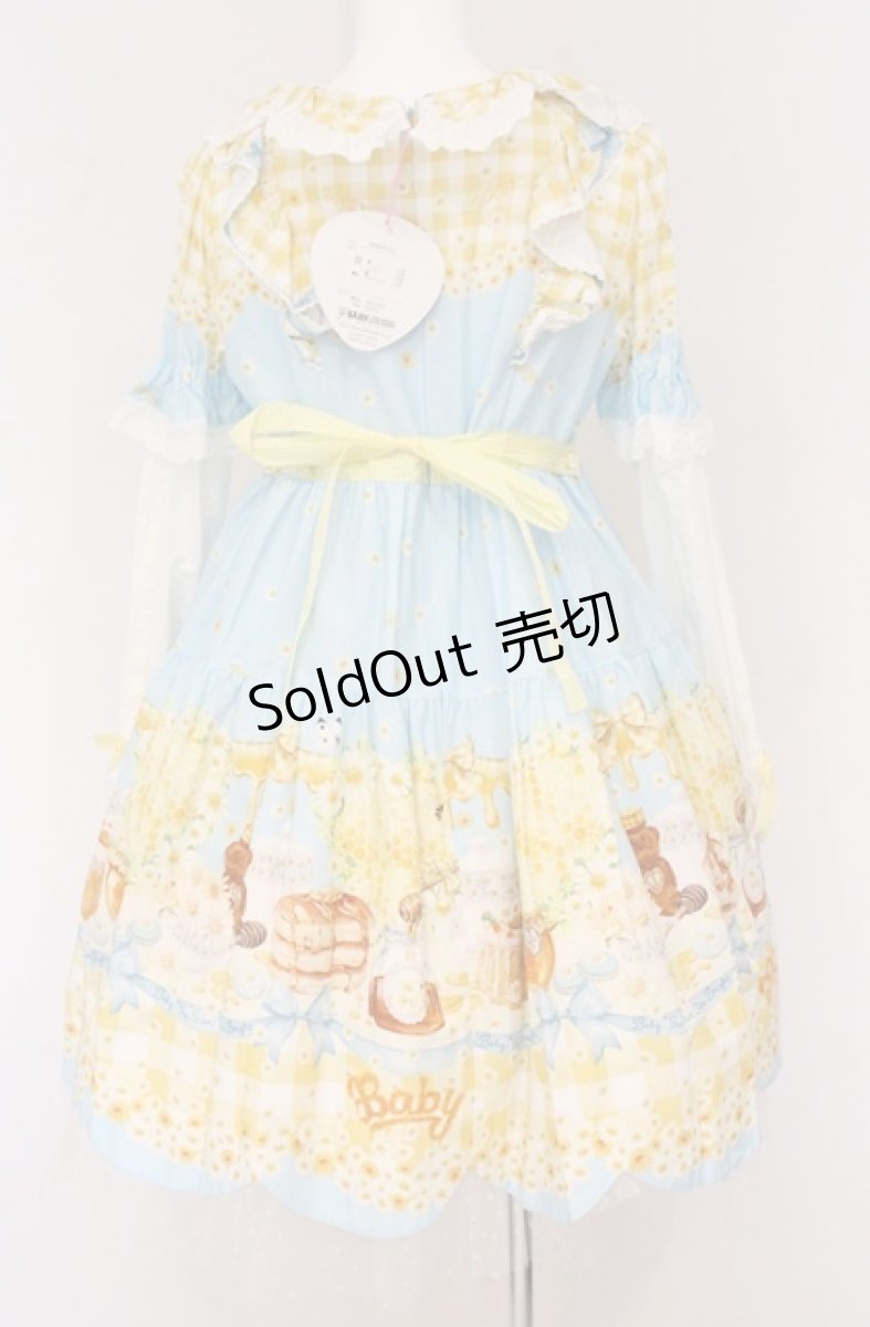 画像5: BABY,THE STARS SHINE BRIGHT / Bee My Sweet Honeyワンピース  サックス O-26-04-20-1061-BA-OP-IG-OS (5)