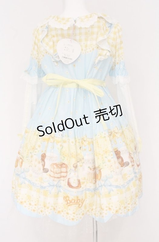画像5: BABY,THE STARS SHINE BRIGHT / Bee My Sweet Honeyワンピース  サックス O-26-04-20-1061-BA-OP-IG-OS (5)