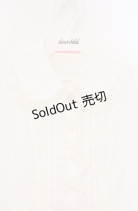 画像2: Angelic Pretty / 半袖タックブラウス  シロ O-26-04-20-1081-AP-BL-YM-OS (2)