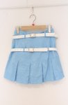 画像1: Candy Stripper / CROSS BELTED MINI SKIRT　スカート  サックス O-26-04-20-1015-PU-SK-IG-OS (1)