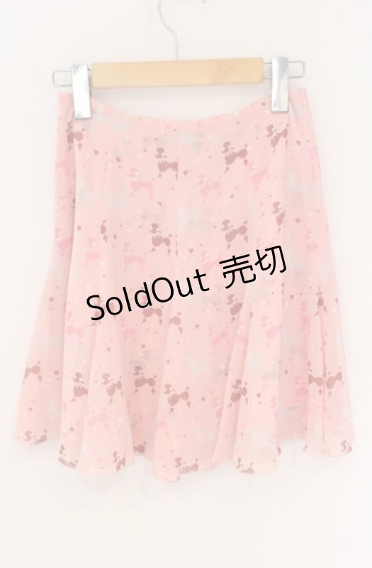 画像2: JESUS DIAMANTE / シフォンスカート 38 プードルピンク O-26-04-20-1016-JE-SK-OW-OS (2)
