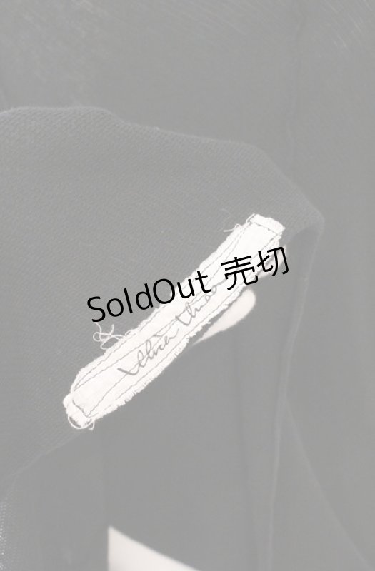 画像5: alice auaa / 14A/W【Greve of a Beast】ストール付コットンニットカーディガン 3 ブラック O-26-04-20-1017-AA-TO-IG-OS (5)