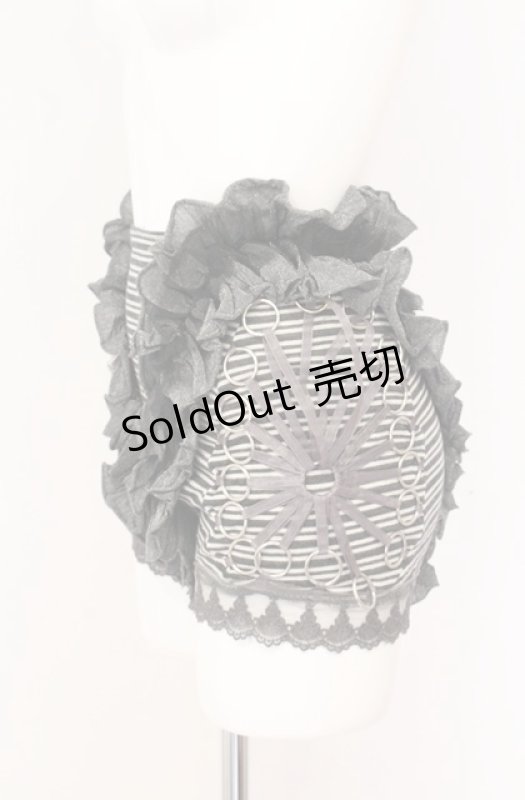 画像2: alice auaa / 08A/W【luster】 フリルパンツ 3 グレー O-26-04-20-1018-AA-PA-IG-OS (2)