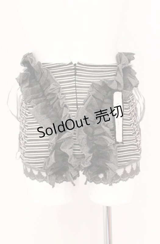 画像3: alice auaa / 08A/W【luster】 フリルパンツ 3 グレー O-26-04-20-1018-AA-PA-IG-OS (3)