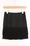 画像1: alice auaa / 09A/W【DISTORTION】 フリンジミニスカート 4 ブラック O-26-04-20-1019-AA-SK-IG-OS (1)