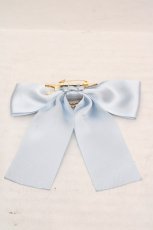 画像3: Amavel / パールバックル2wayリボンブローチ  サックス O-26-04-20-060-CA-AC-IG-ZT575-F001 (3)
