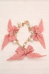 画像3: m petit by misako / AM3Pリボンバッグチャーム  ピンク×ゴールド O-26-04-20-066-LO-ZA-IG-OS (3)