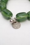 画像2: gouk / ビーズブレスレット  グリーン O-26-04-20-082-GO-AC-IG-OS (2)