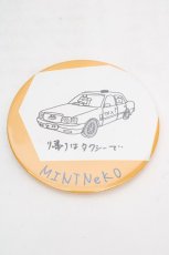 画像1: MINT NeKO / 缶バッジ  オレンジ×ホワイト O-26-04-20-084-HN-ZA-IG-ZT575-F005 (1)