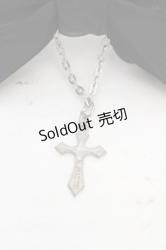 画像2: h.NAOTO / クロスリボンバレッタ  シルバー×ブラック O-26-04-20-086-HN-AC-IG-OS (2)