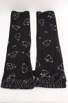 画像3: Sixh / ねこ柄アームカバー  ブラック O-26-04-20-089-HN-ZA-IG-OS (3)