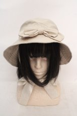 画像1: m petit by misako / サンリオコラボリボンバケットハット  ベージュ O-26-04-20-015-LO-AC-IG-ZT0516Z (1)
