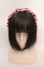 画像2: m petit by misako / AMギャザーカチューシャ  ピンク O-26-04-20-018-LO-AC-IG-ZT575-F003 (2)