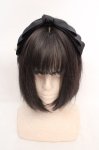 画像1: m petit by misako / NINA'sコラボ AM*NIリボンカチューシャ  クロ O-26-04-20-020-LO-AC-IG-OS (1)