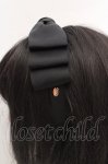 画像2: m petit by misako / NINA'sコラボ AM*NIリボンカチューシャ  クロ O-26-04-20-020-LO-AC-IG-OS (2)