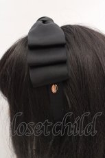 画像2: m petit by misako / NINA'sコラボ AM*NIリボンカチューシャ  クロ O-26-04-20-020-LO-AC-IG-ZT575-F003 (2)