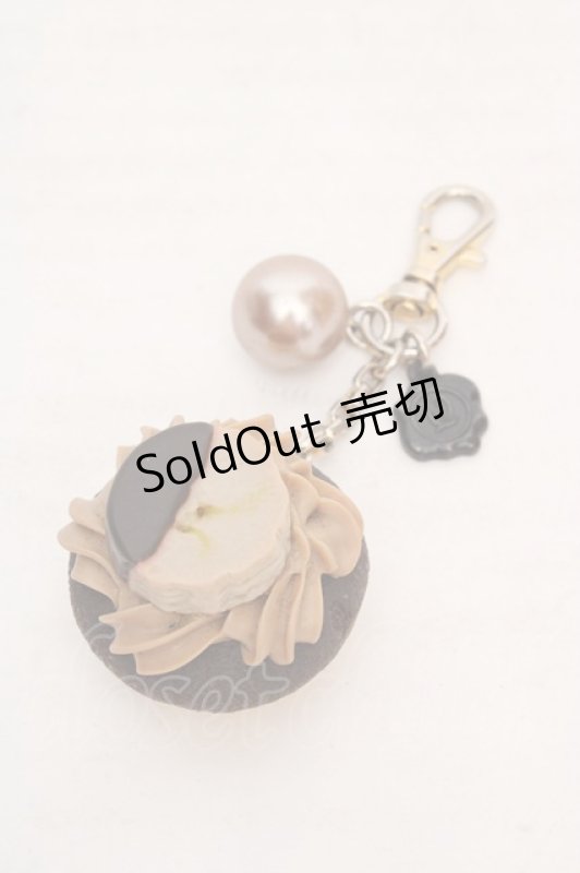 画像1: Q-pot. / チョコバナナカップケーキバッグチャーム  ブラウン O-26-04-20-026-QP-ZA-OW-OS (1)