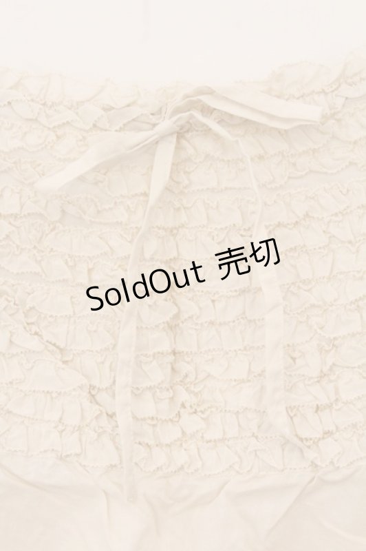 画像2: PINK HOUSE / ピコフリルキャミチュニック  生成り O-26-04-21-032-LO-TO-IG-OS (2)