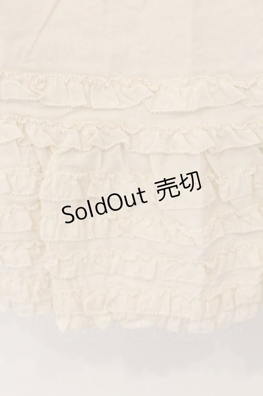 画像3: PINK HOUSE / ピコフリルキャミチュニック  生成り O-26-04-21-032-LO-TO-IG-OS (3)