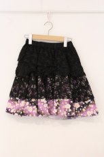 画像1: gouk (kikou) / レースミニスカート  ブラック×パープル O-26-04-21-044-0-SK-IG-OS (1)