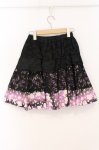 画像4: gouk (kikou) / レースミニスカート  ブラック×パープル O-26-04-21-044-0-SK-IG-OS (4)