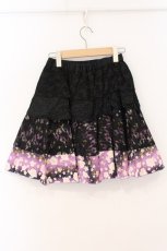 画像4: gouk (kikou) / レースミニスカート  ブラック×パープル O-26-04-21-044-0-SK-IG-OS (4)